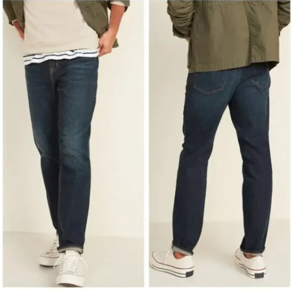 Old Navy Men’s Built in Flex Athletic Tapered Leg Jeans Size‎ 33 NWOT
